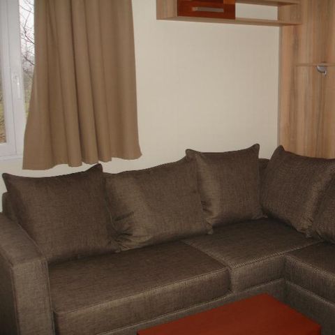 Mobilheim 4 Personen - Residence SUMBA 40m2 Paradiso Überdachte Terrasse Fernseher Geschirrspülmaschine Waschmaschine