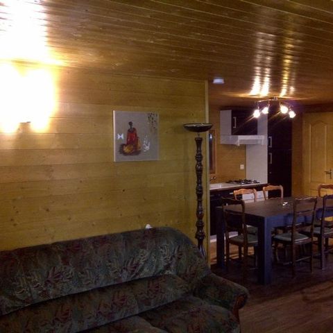 Chalet 6 Personen - Chalet IRIS 45m² mit Fernseher + Geschirrspüler + überdachte Terrasse