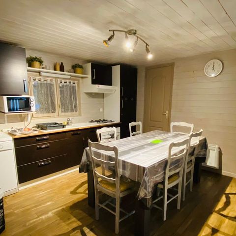 Chalet 6 Personen - Chalet IRIS 45m² mit Fernseher + Geschirrspüler + überdachte Terrasse