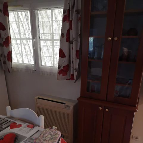 Mobilheim 4 Personen - Residenz Rubis Rouge + Klimaanlage + Geschirrspüler + Überdachte Terrasse