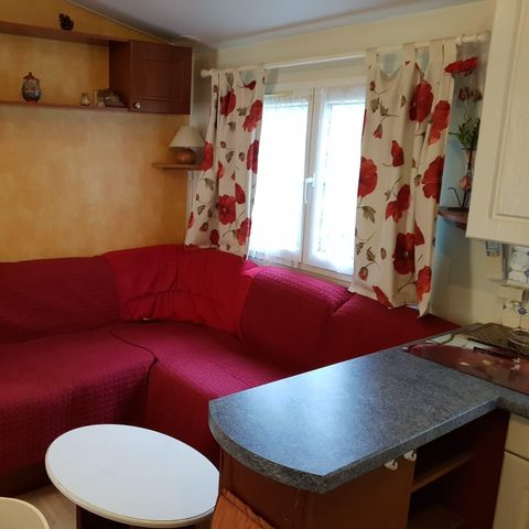 Mobilheim 4 Personen - Residenz Rubis Rouge + Klimaanlage + Geschirrspüler + Überdachte Terrasse