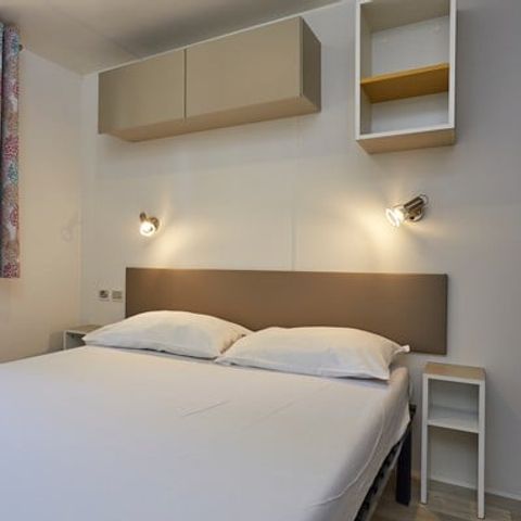 Mobilheim 8 Personen - Comfort XL | 3 Zi. | 6/8 Pers. | Überdachte Terrasse | Klim.