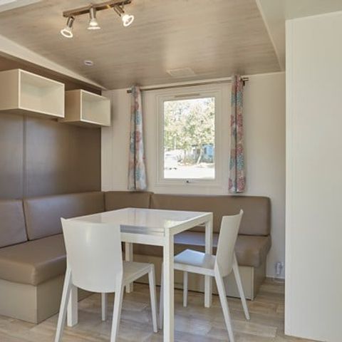 Mobilheim 8 Personen - Comfort XL | 3 Zi. | 6/8 Pers. | Überdachte Terrasse | Klim.