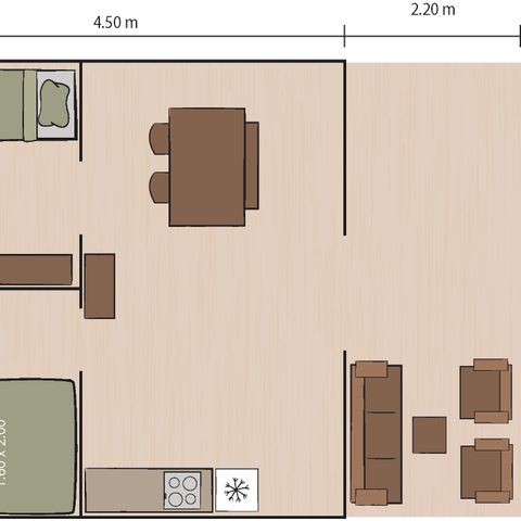 Safarizelt 5 Personen - Safarizelt Comfort + Klima