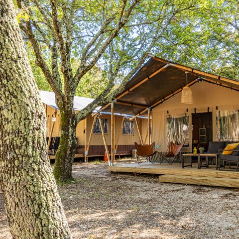Safarizelt 5 Personen - Safarizelt Lodge + Klima (6P) 