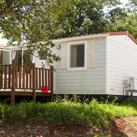 Mobilheim 6 Personen - Comfort | 3 Zi. | 6 Pers. | Erhöhte Terrasse | Clim.
