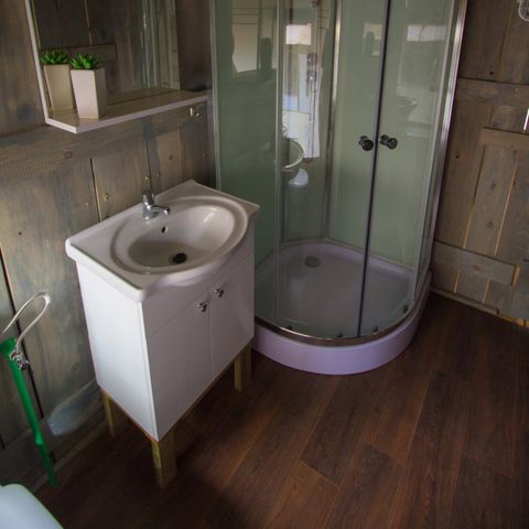 Safarizelt 4 Personen - Safarizelt + Sanitär 