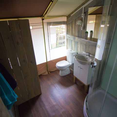 Safarizelt 4 Personen - Safarizelt + Sanitär 