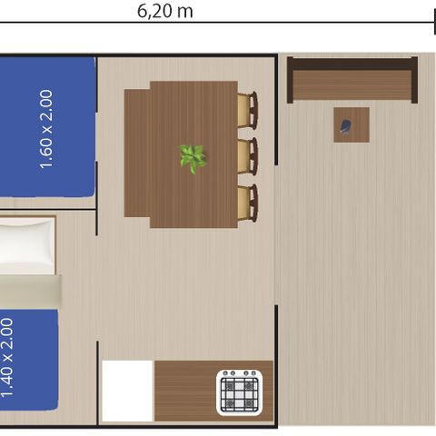 Safarizelt 4 Personen - Safarizelt Cozy