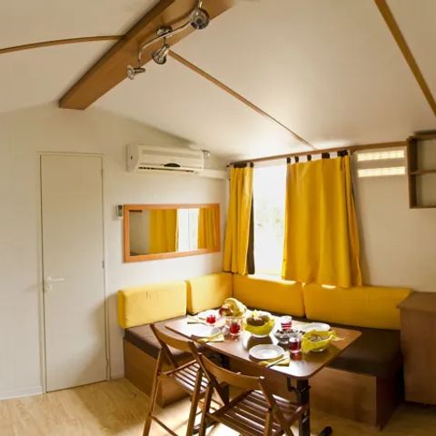 Mobilheim 7 Personen - Komfort 3 Schlafzimmer Lounge mit Geschirrspüler