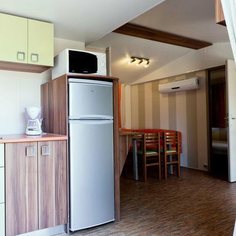 Mobilheim 6 Personen - 3 Zimmer 6 Personen Klimatisiert + TV (4 Erwachsene + 2 Kinder unter 12 Jahren max)
