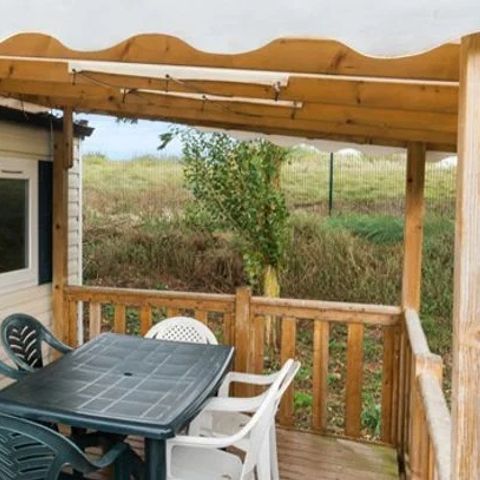 Mobilheim 6 personen - Comfort | 3 Zi. | 6 Pers. | Erhöhte Terrasse | Clim.