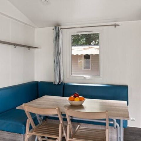 Mobilheim 4 personen - Comfort | 2 Schlafz. | 4 Pers. | Erhöhte Terrasse | Klimaanlage