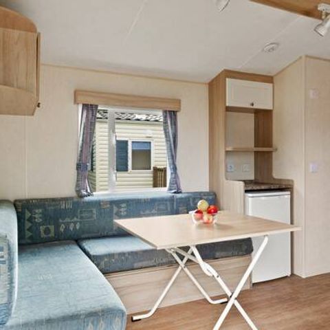 Mobilheim 6 personen - Classic | 2 Zi. | 4/6 Pers. | Nicht überdachte Hochterrasse | Klimaanlage