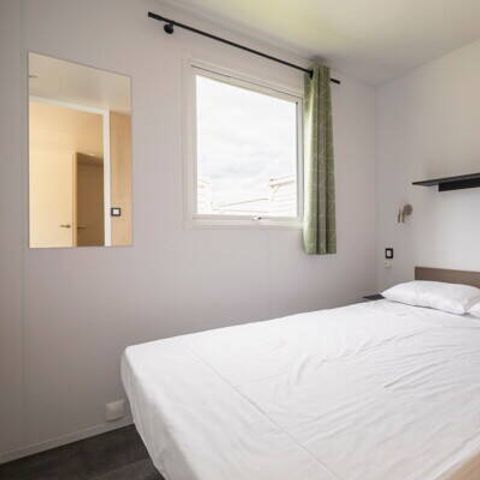 Mobilheim 4 personen - Comfort | 2 Zi. | 4 Pers. | Erhöhte Terrasse | 2 Bäder | Klimaanlage