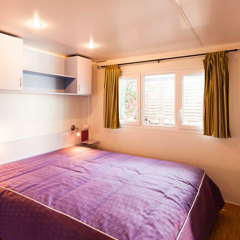 Mobilheim 6 personen - Classic | 3 Schlafz. | 6 Pers. | Erhöhte Terrasse | Klima.