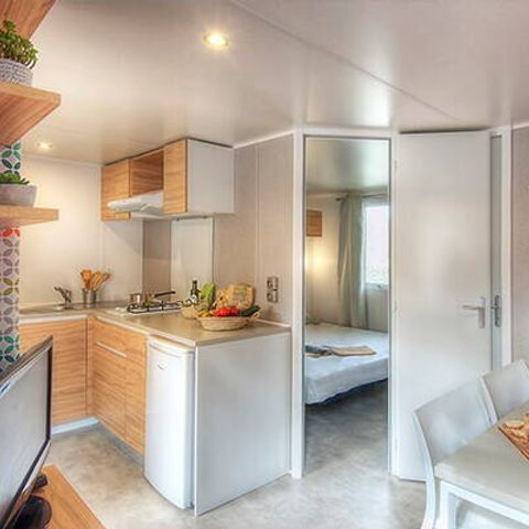 Mobilheim 4 personen - Mobilheim | Classic | 2 Schlafz. | 4 Pers. | Hochterrasse | 2 Bäder | Klimaanlage | TV