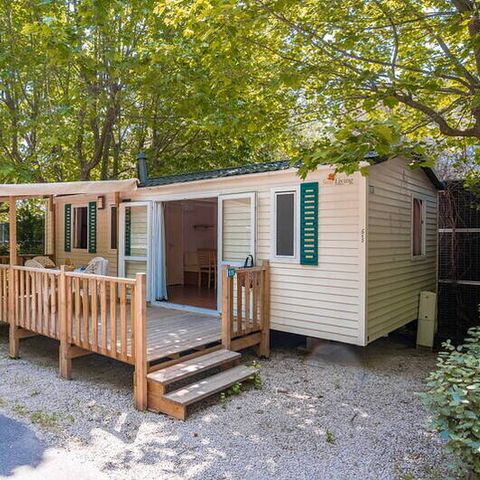Mobilheim 4 personen - Mobilheim | Classic | 2 Schlafz. | 4 Pers. | Hochterrasse | 2 Bäder | Klimaanlage | TV