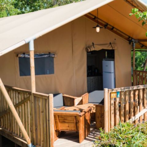 Safarizelt 6 Personen - SUNLODGE PRESTIGE ETANG 2ZI 1 BAD