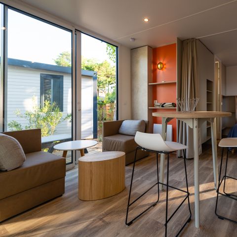 Mobilheim 2 Personen - 08 - KEYWEST LUXUS 1 CH 1 SDB - Muscat