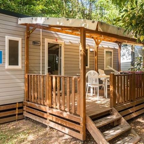 Mobilheim 6 Personen - Mobilheim | Comfort | 3 Zi. | 6 Pers. | Erhöhte Terrasse | Clim.