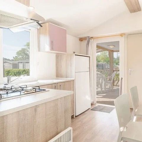 Mobilheim 6 Personen - Mobilheim | Comfort | 3 Zi. | 6 Pers. | Erhöhte Terrasse | Clim.