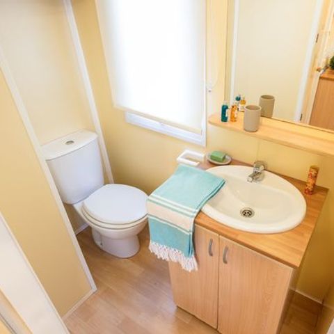 Mobilheim 4 Personen - Mobilheim | Classic | 2 Schlafz. | 4 Pers. |* Erhöhte Terrasse *| 1 Bad | Klima.