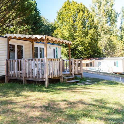 Mobilheim 6 Personen - Classic | 2 Zi. | 4/6 Pers. | Hochterrasse | Klim.