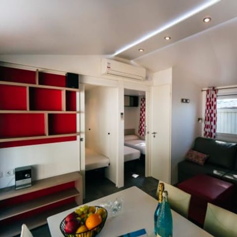 Mobilheim 6 personen - Smaragd, 3 Schlafzimmer