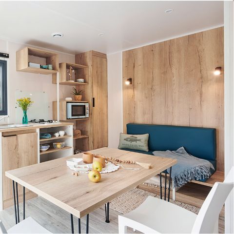 Mobilheim 4 Personen - Hütte Nacht