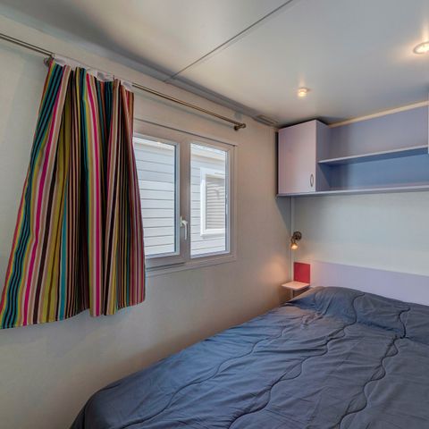Mobilheim 6 personen - Classic | 3 Schlafz. | 6 Pers. | Erhöhte Terrasse | Klima.