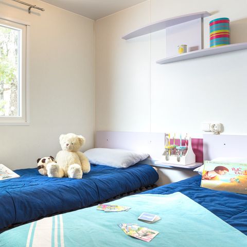 Mobilheim 6 personen - Classic | 2 Zi. | 4/6 Pers. | Einfache Terrasse