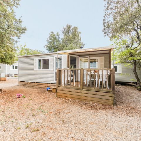Mobilheim 6 personen - Classic | 2 Zi. | 4/6 Pers. | Einfache Terrasse
