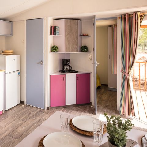 Mobilheim 6 personen - Classic | 2 Zi. | 4/6 Pers. | Einfache Terrasse