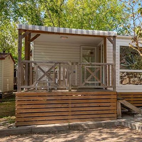Mobilheim 4 Personen - Mobilheim | Classic | 2 Zi. | 4 Pers. | Einfache Terrasse | Klim.
