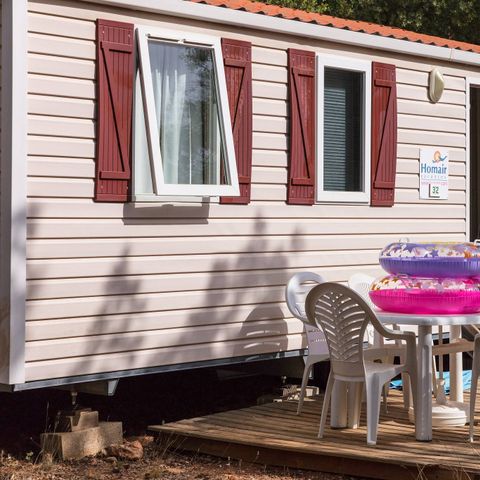 Mobilheim 6 Personen - Mobilheim | Classic | 3 Schlafz. | 6 Pers. | Einfache Terrasse | Klima.