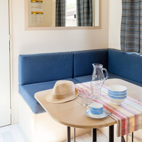 Mobilheim 6 Personen - Mobilheim | Classic | 3 Schlafz. | 6 Pers. | Einfache Terrasse | Klima.
