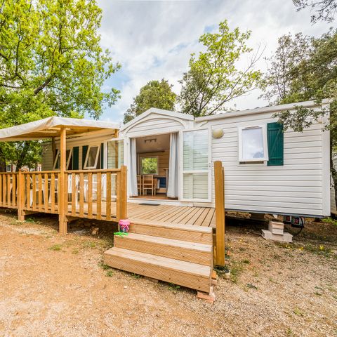 Mobilheim 6 personen - Classic XL | 3 Zi. | 6 Pers. | Erhöhte Terrasse