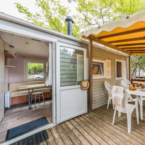 Mobilheim 4 Personen - Mobilheim | Comfort | 2 Zi. | 4 Pers. | Erhöhte Terrasse | Klim.