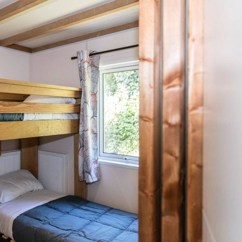 Mobilheim 6 Personen - Chalet | Ultimate Plus | 3 Zi. | 6 Pers. | Klimaanlage | TV