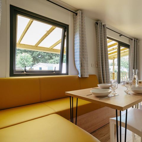 Mobilheim 6 Personen - Mobilheim | Premium | 3 Zi. | 6 Pers. | Erhöhte Terrasse | Klima.
