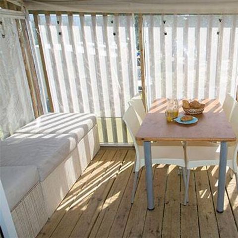 LODGE 5 Personen - Zelt Lodge Hybrid | 2 Schlafz. | 4/5 Pers. | 1 Bad | Klimaanlage