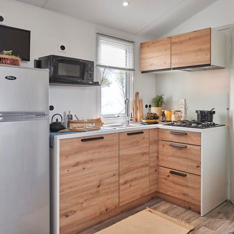 Mobilheim 6 Personen - Cottage 3 Zimmer (Klimaanlage, TV, Geschirrspüler)