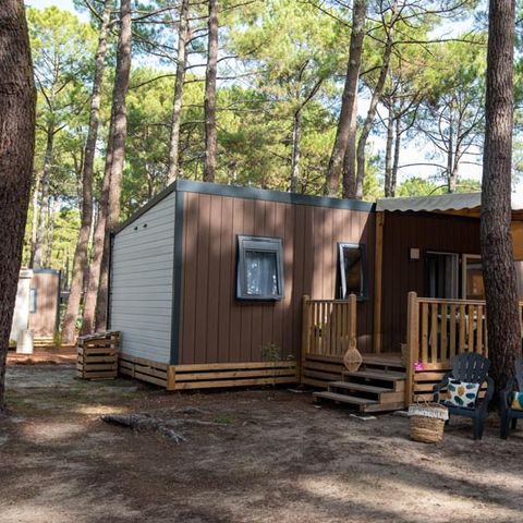 Mobilheim 6 Personen - Cottage 3 Zimmer (Klimaanlage, TV, Geschirrspüler)