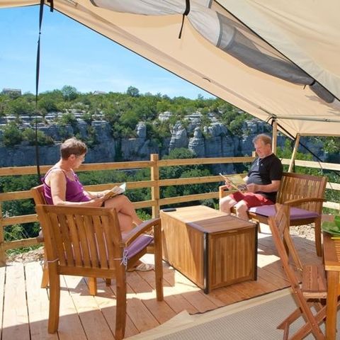 Zelt 4 personen - COTTON LODGE KOMFORT