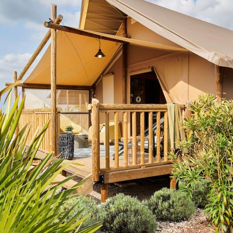 Safarizelt 4 Personen - Jungle Lodge 2Zi - Bad