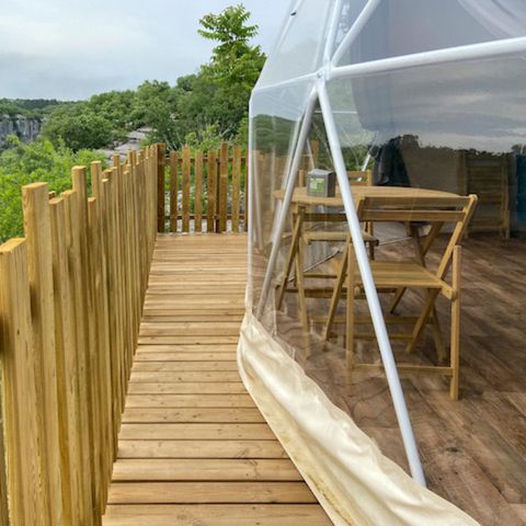 AUßERGEWÖHNLICHE UNTERKUNFT 4 Personen - Bulle Insolite und SPA Premium Serenity