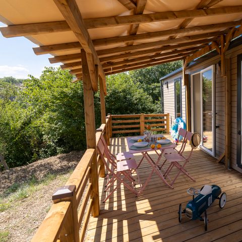 Mobilheim 4 Personen - Cottage Privilège Buis 2ch 2sdb + Klimaanlage