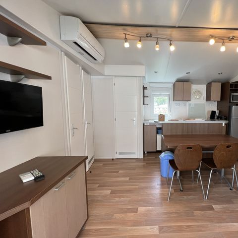 Mobilheim 5 Personen - 3 Schlafzimmer - KLIMA - TV