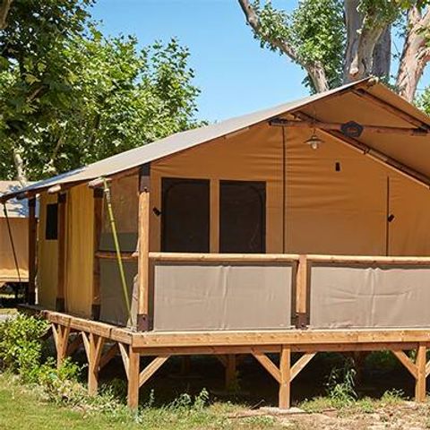 Zelt 5 personen - 2 Schlafzimmer | 4-5 Schlafplätze | Kein Bad | Klimaanlage
